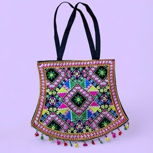 Boho Embroidered Bag from India